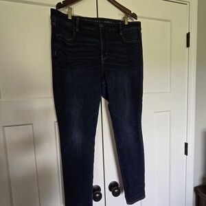 American Eagle Outfitters Women's Dark Blue Jeans